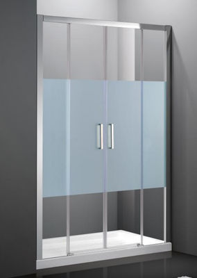 Cam Banyo Duş Odası, Alüminyum Çerçeveli Katlanabilir Duş Ekranı