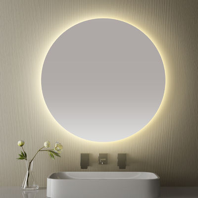 Özelleştirilebilir İşlevler Akıllı LED Banyo Aynası Çift Dokunma Kontrolü 3000K~6000K